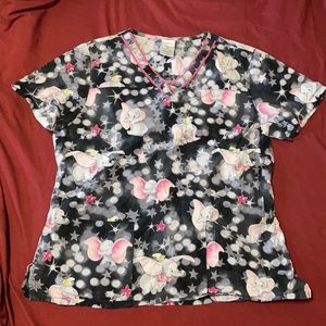 Dumbo Disney Scrub Top